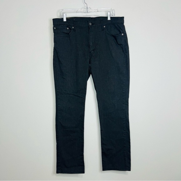 Levi’s Blue Dark Wash 501 Original Fit Jeans 36W - Picture 2 of 10